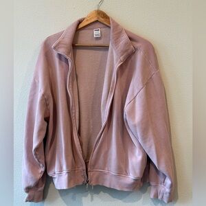 PINK Mauve Zip Up